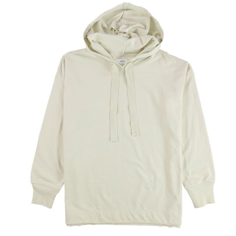 AERIE | NORMCORE COZY COTTON MINIMALIST UTILITY OVERSIZED DESERT HOODIE TOP